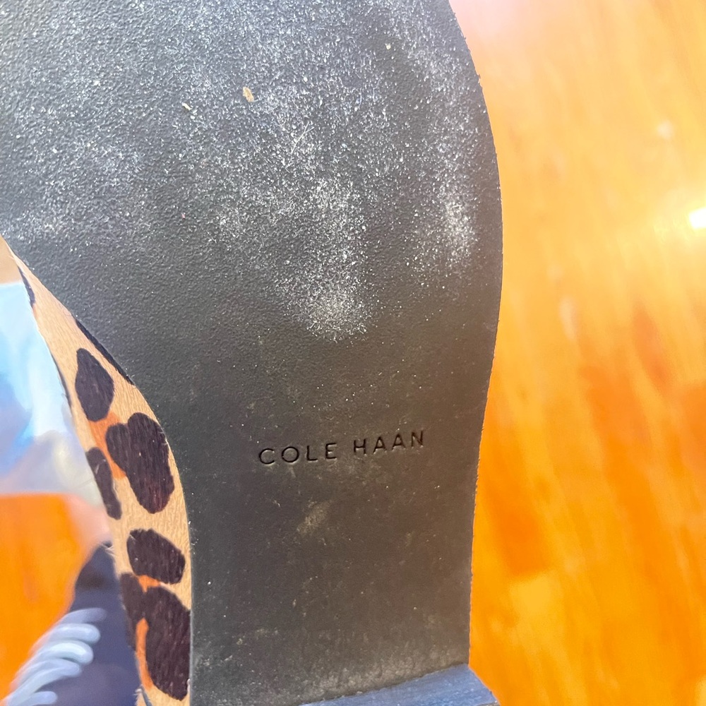 cole haan leopard pumps